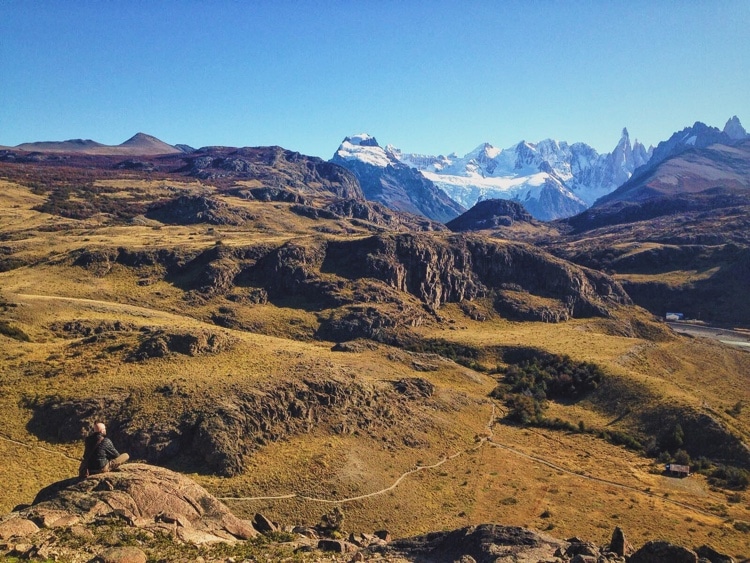 Contemplating Mt. Fitz Roy