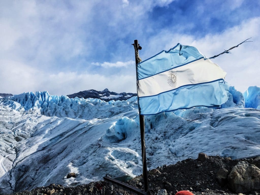 Argentina Flag in the Breeze