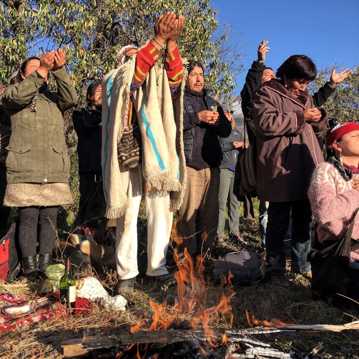 Holy Man Leads Ceremony