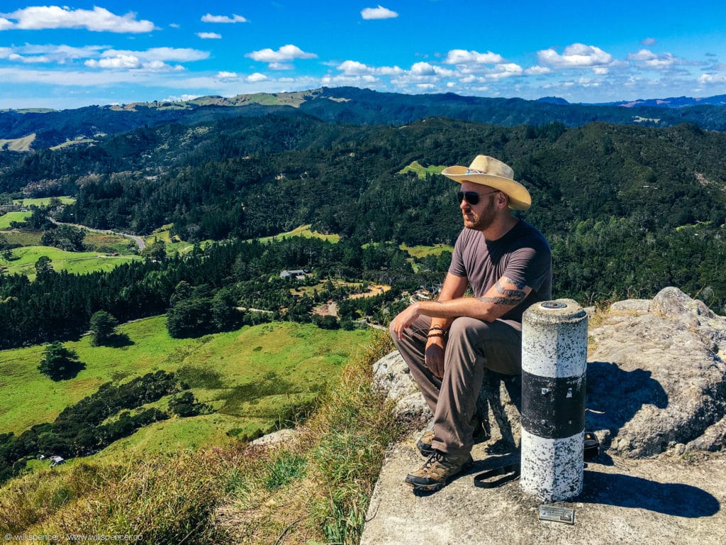 Me atop St. Paul's Rock, New Zealand. 