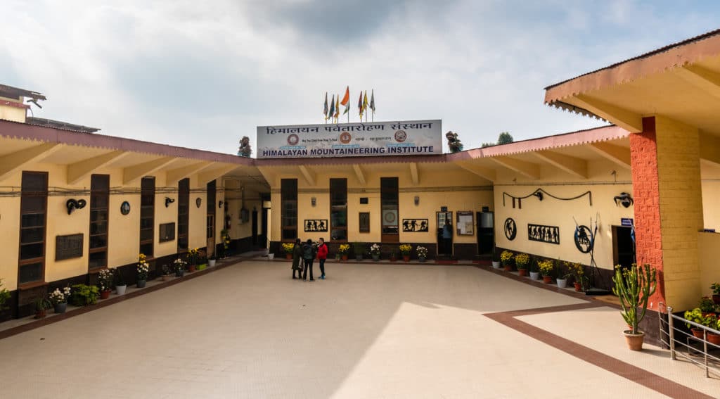 The main quad of the HMI Campus in Darjeeling, India.