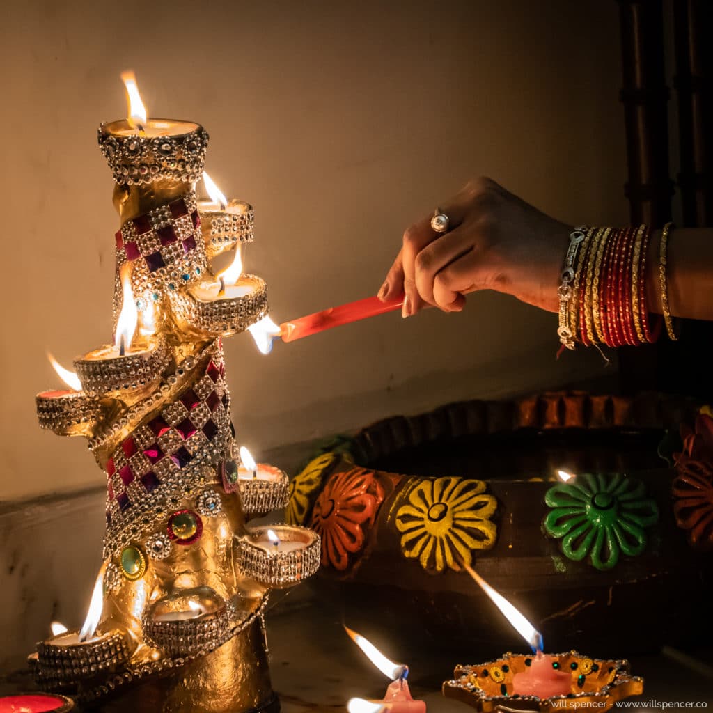 Diwali candles