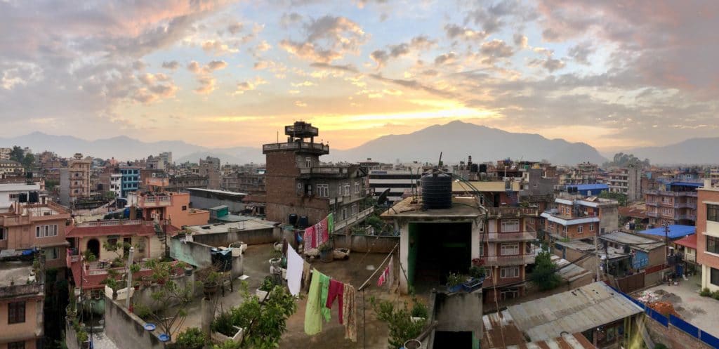 Kathmandu skyline