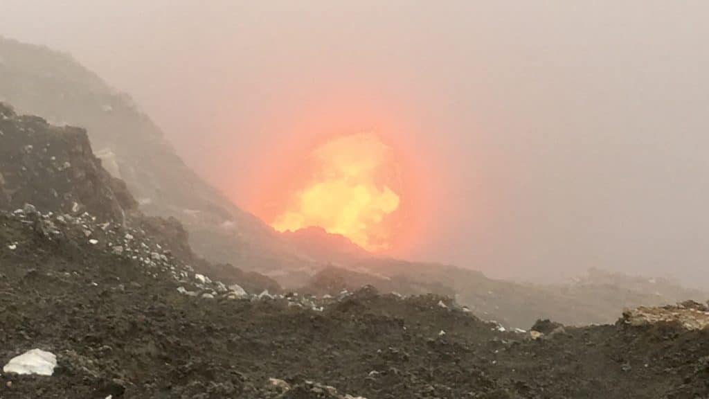 The fires of Ambrym Volcano, Vanuatu