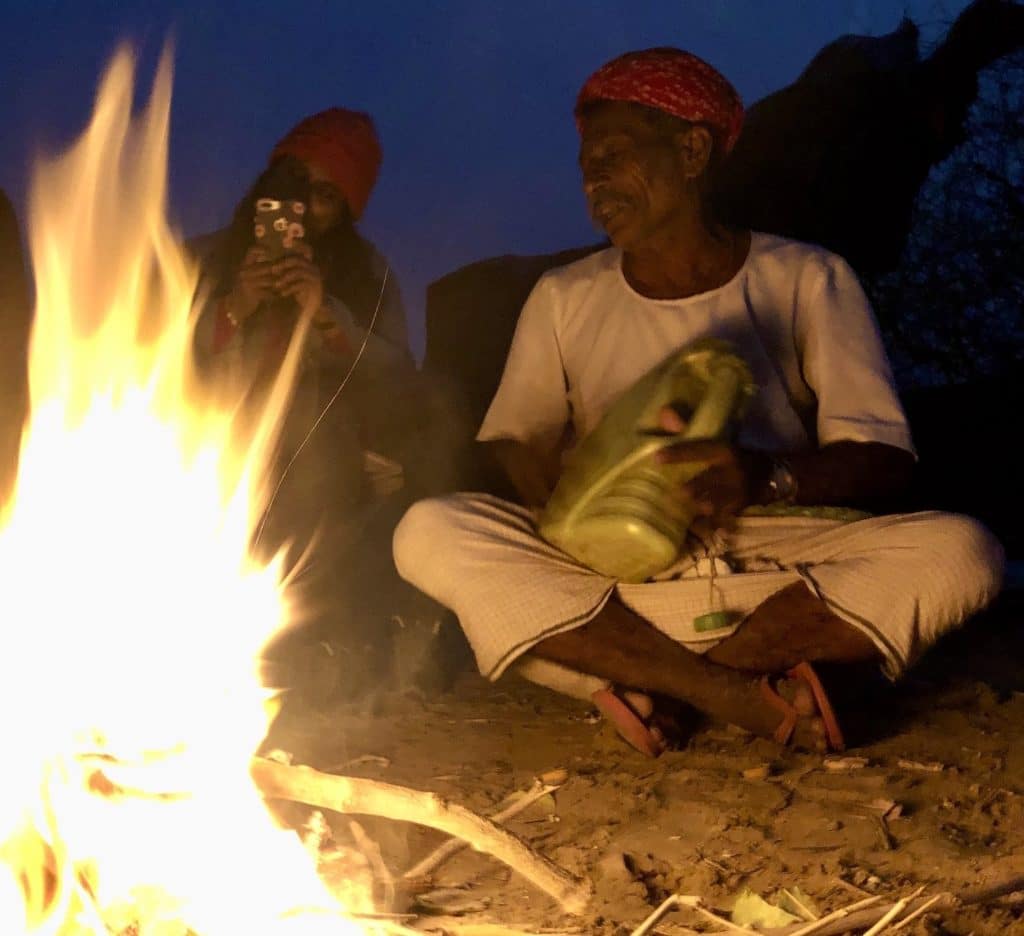 Campfire songs in the Tahr Desert, near Pakistan (2019)